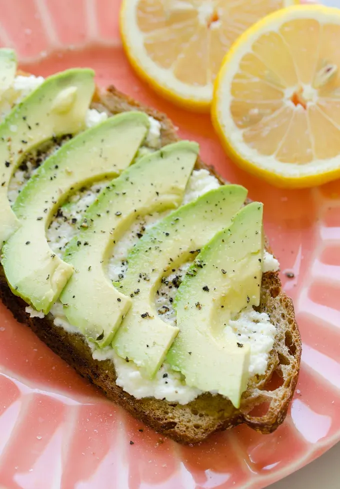 Ricotta Avocado Toast - an easy and delicious breakfast idea!' title='Ricotta Avocado Toast