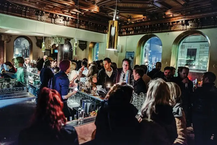 Grotesk bar interior