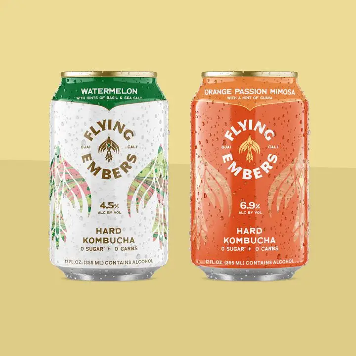 Flying Embers hard kombucha