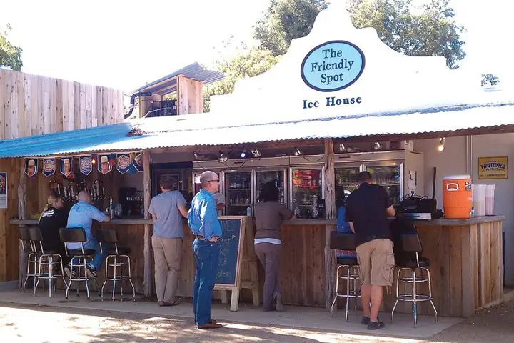 The Friendly Spot Ice House façade