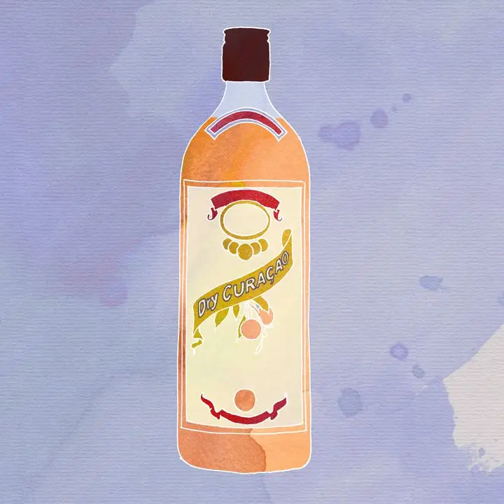 Curacao bottle