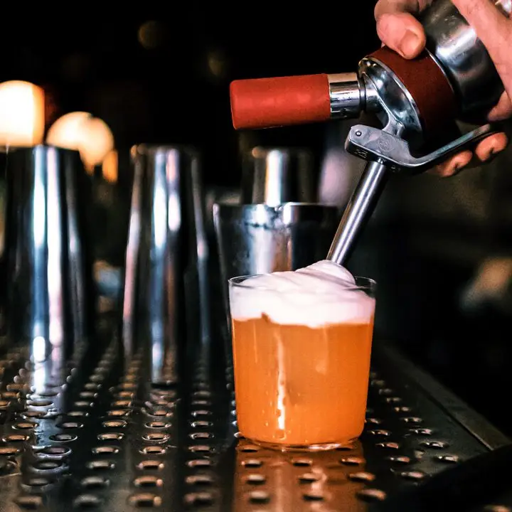 The Melon Cheese and Pepper cocktail at Two Schmucks