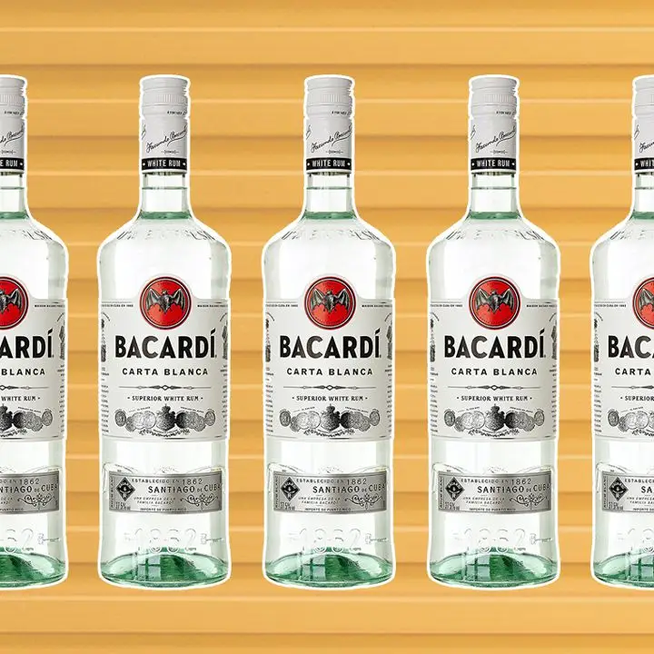Bacardi bottles