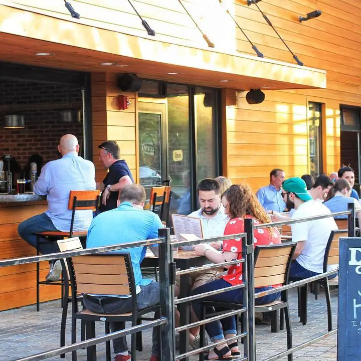 Distill Table at Western Reserve Distillers in Ohio