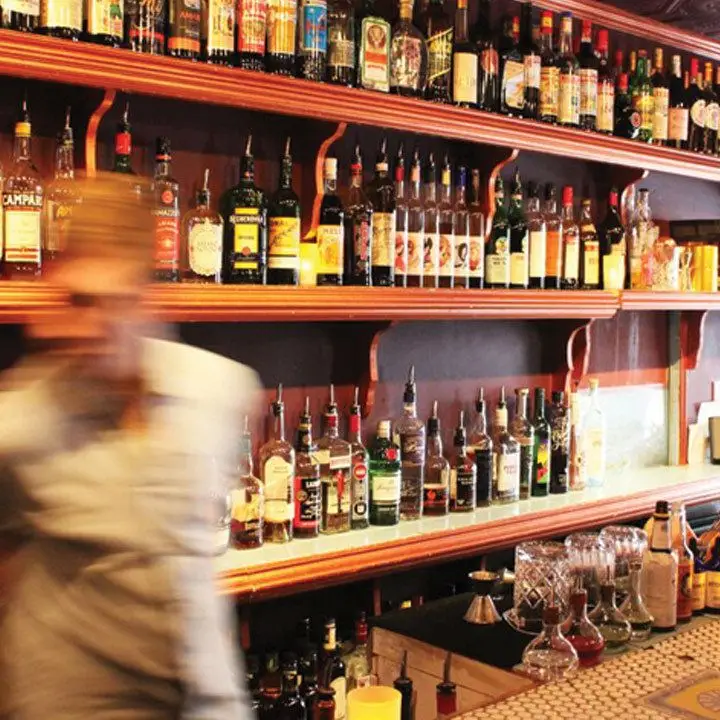 Amor y Amargo back bar