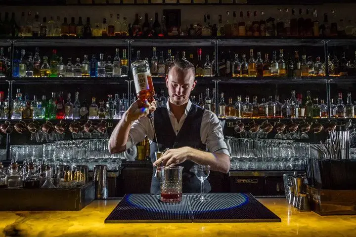 Justin Lavenue, a partner and owner of The Roosevelt Room in Austin