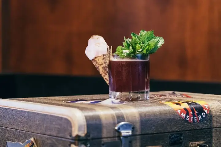 Gas the Trucks cocktail at Barter & Shake’s Century Grand