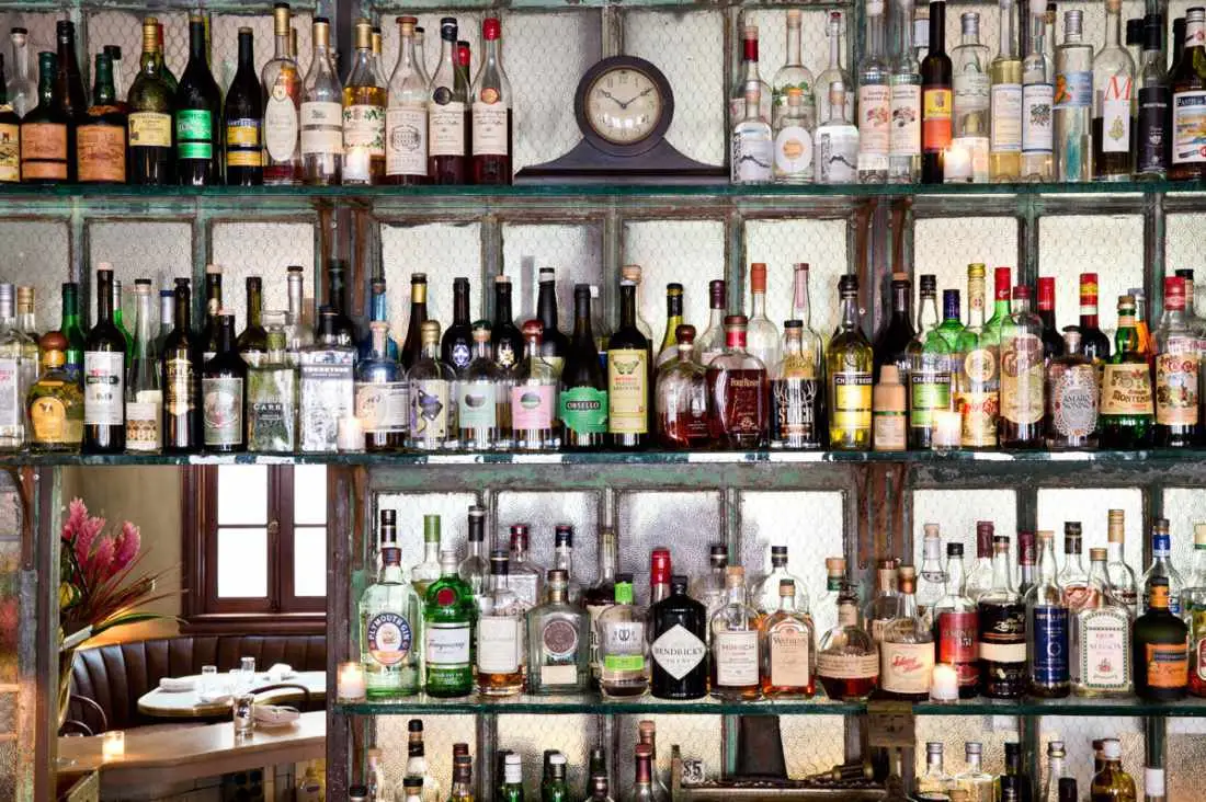 Maison Premiere bottle selection