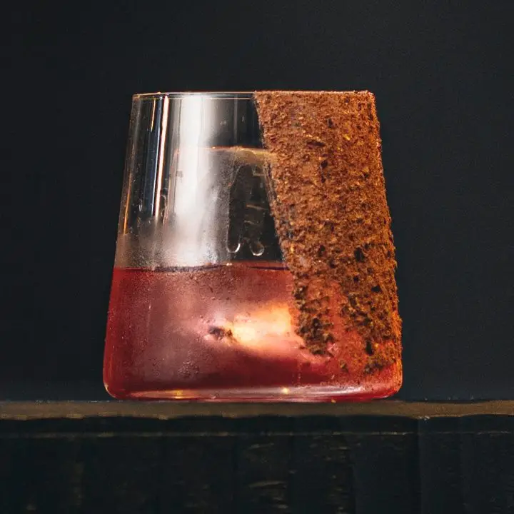 Hibiscus/Guajillo cocktail at Silveleaf