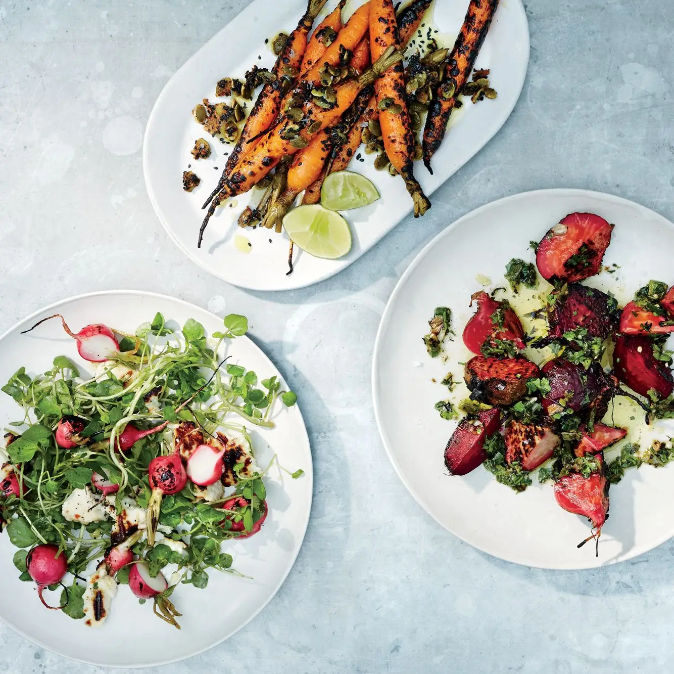 Image may contain Food Dish Meal Plant Produce Vegetable Seasoning and Platter