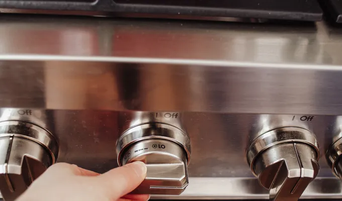 Turning the heat down to low.' title='Chicken Feet Bone Broth Recipe