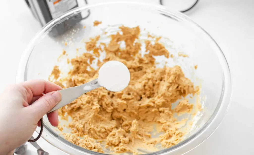 Adding extra powdered sugar to the dough to get the right consistency. ' title='Buckeye Recipe Without Shortening