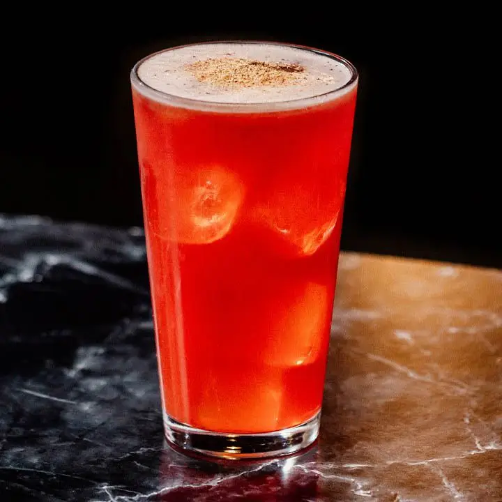 Tea & Krampus cocktail