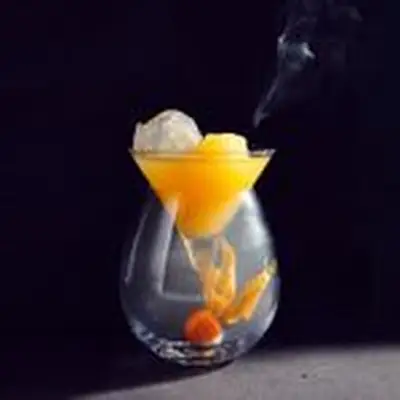 Saqra cocktail at the Sumaq Machu Picchu hotel in Cusco