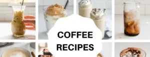 A photo collage of different coffee recipes. ' title='How to Make an Espresso Shot with Instant Coffee