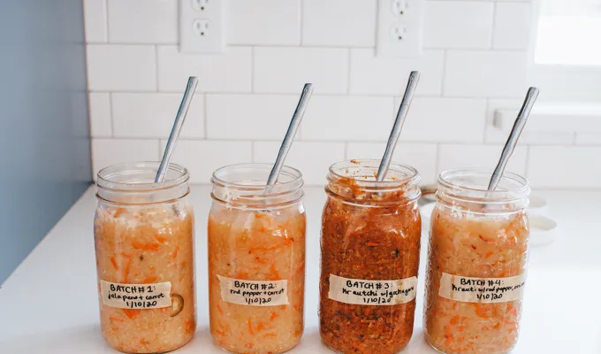 Easy spicy sauerkraut homemade recipe.' title='Easy Spicy Sauerkraut Recipe