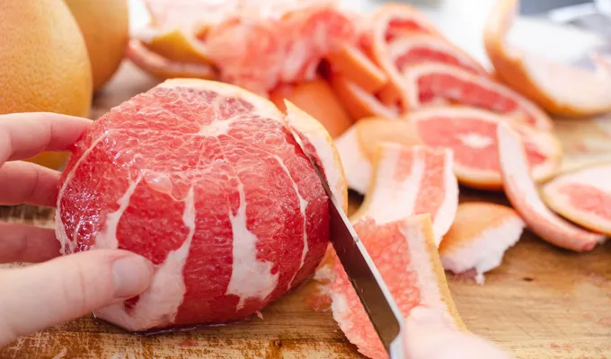 The best way to cut a grapefruit.' title='How to Cut a Grapefruit