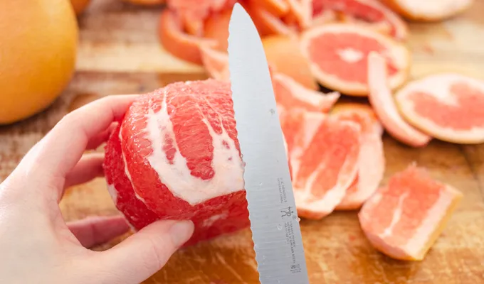 The best way to cut a grapefruit.' title='How to Cut a Grapefruit