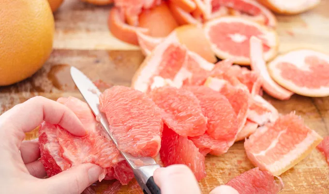 The best way to cut a grapefruit.' title='How to Cut a Grapefruit