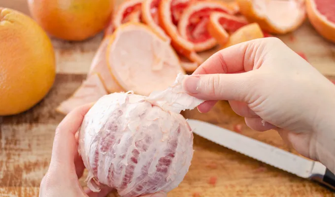 How to eat a grapefruit like an orange.' title='How to Cut a Grapefruit