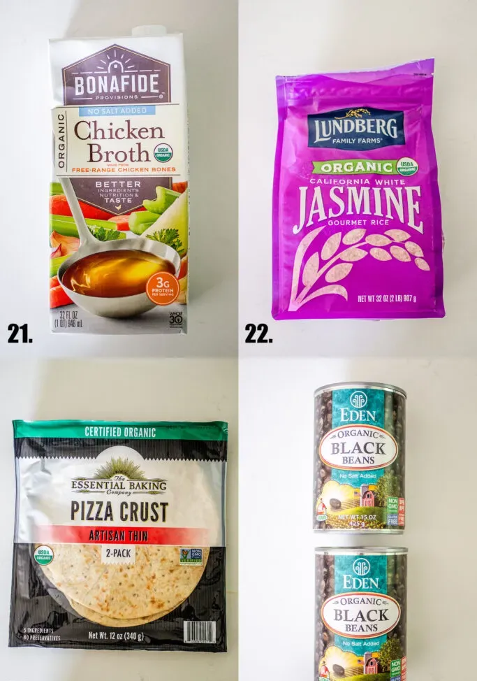 Chicken broth white rice premade pizza crusts and canned black beans.' title='Top 50 Best Thrive Market Products to Buy in 2024
