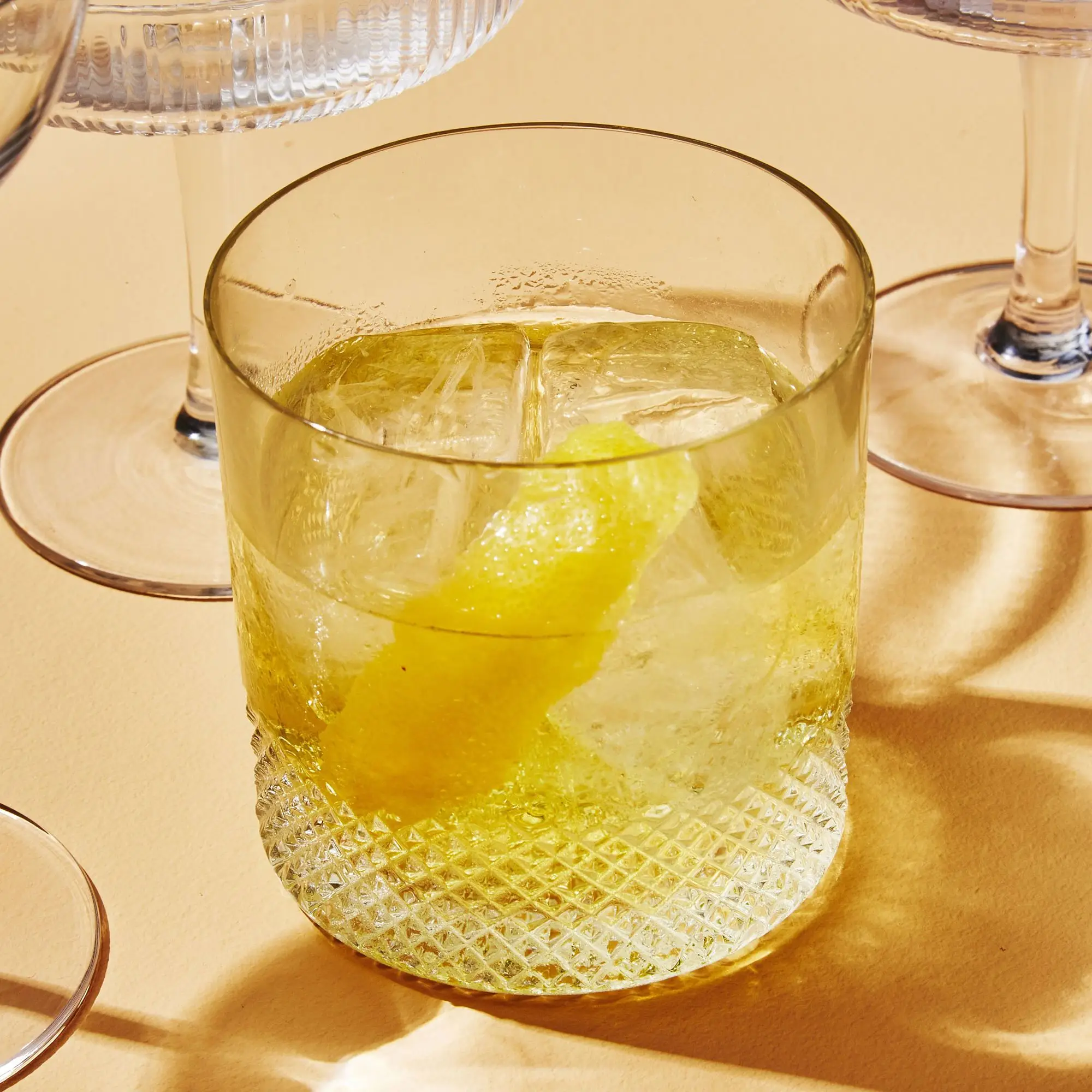 White negroni cocktail