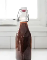 Chocolate syrup for coffee in a flip top bottle.' title='Chocolate Syrup for Coffee Recipe