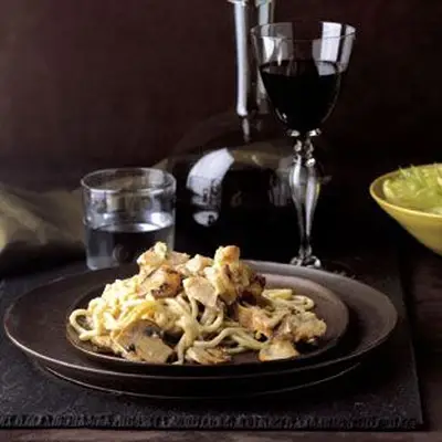 Image may contain Glass Drink Alcohol Beverage Food Meal Plant Wine Dish and Wine Glass