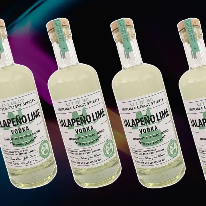 Sonoma Coast Jalapeño Lime vodka bottle