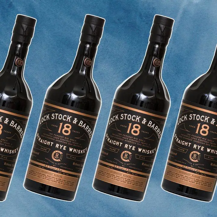 Lock Stock & Barrel 18 Year Straight Rye bottle