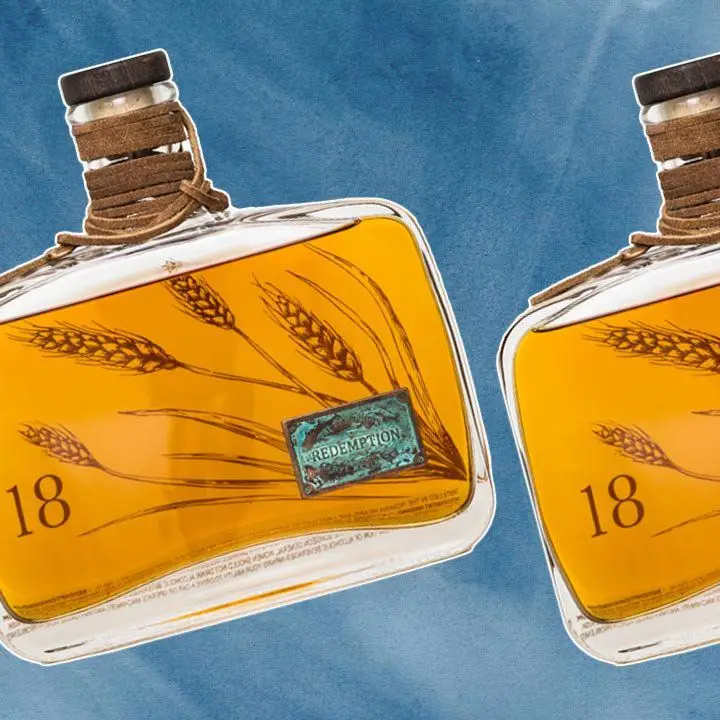 Redemption 18 Year Rye bottle