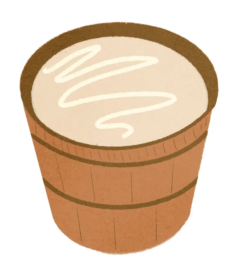 Pulque tinacal illustration