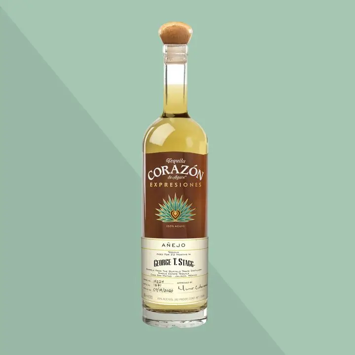 Expresiones del Corazon George T. Stagg Anejo tequila bottle