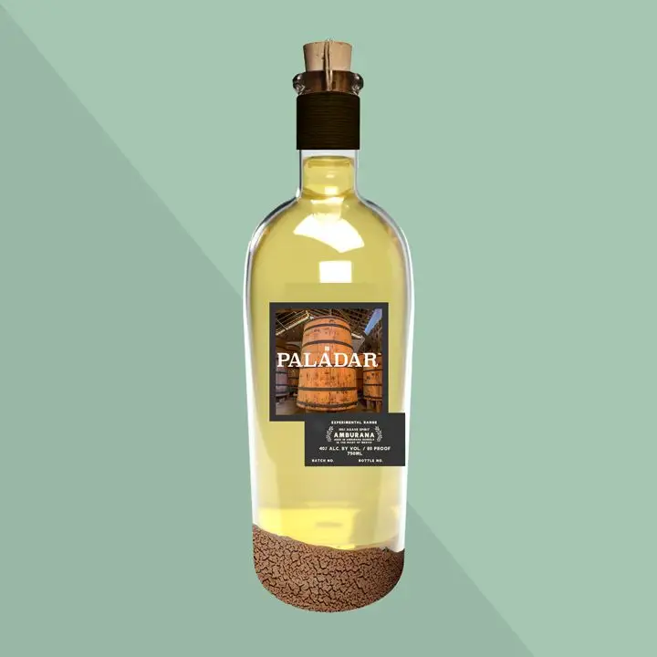 Paladar Destilado de Agave Aged in Amburana Barrels tequila bottle