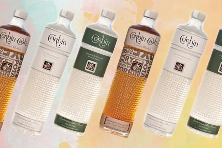 corbin cash vodka and western dry gin