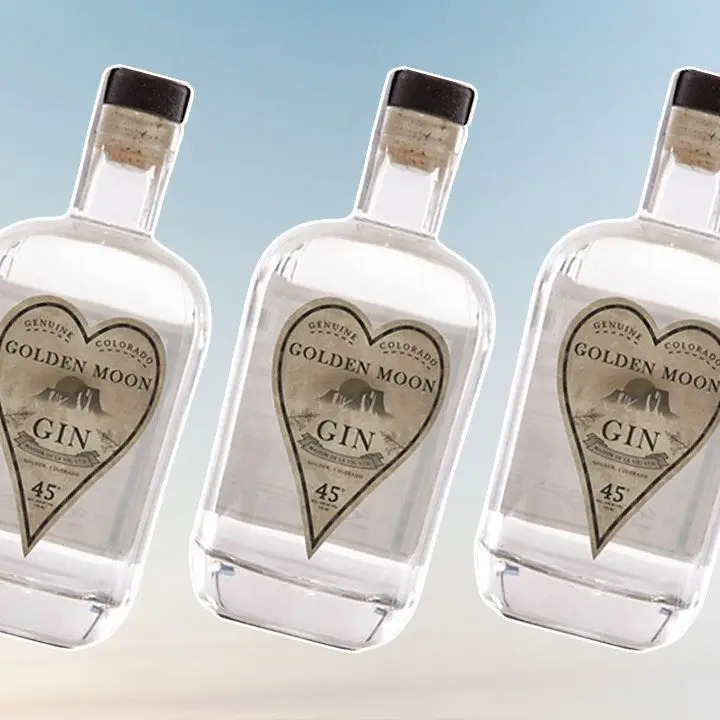 Golden Moon gin bottle