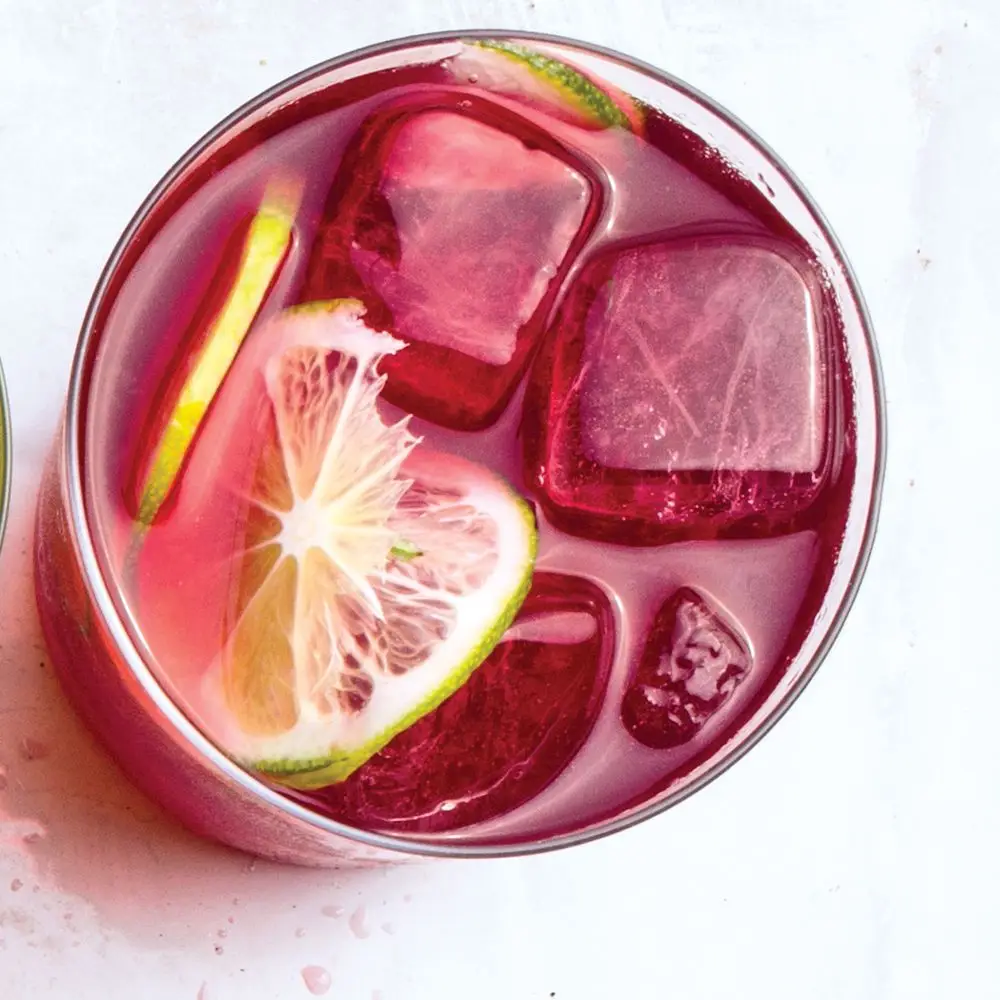 Hibiskus, pomarańczowy i świeżej wodzie wanilia