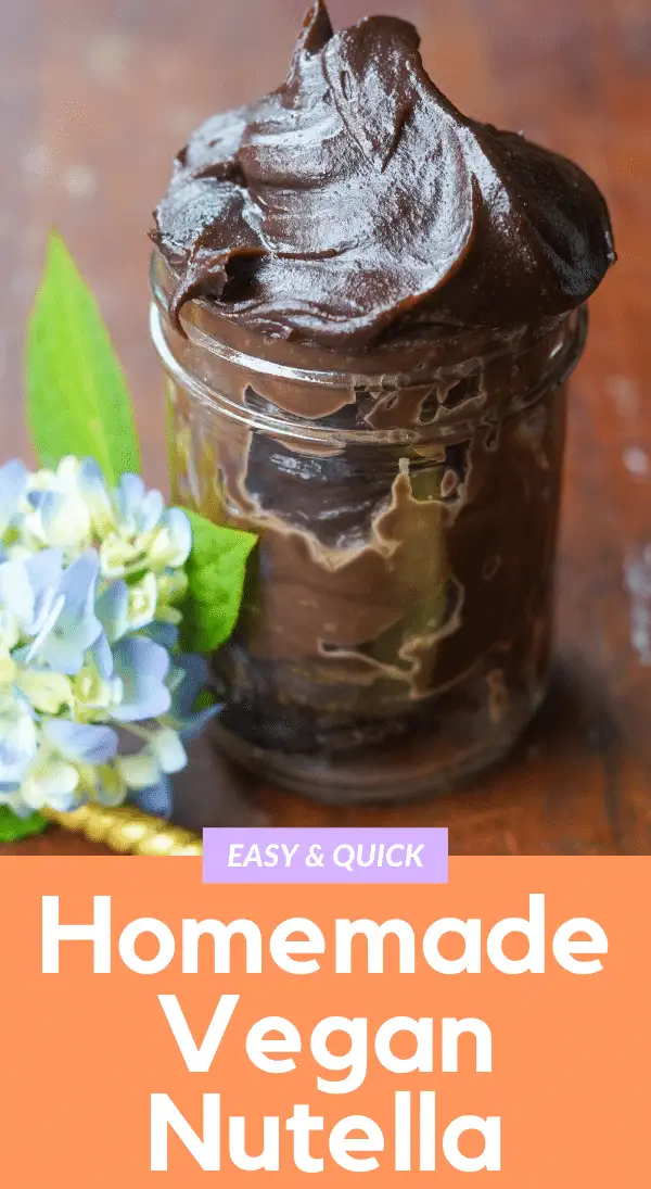 Nutella végétalien fait maison