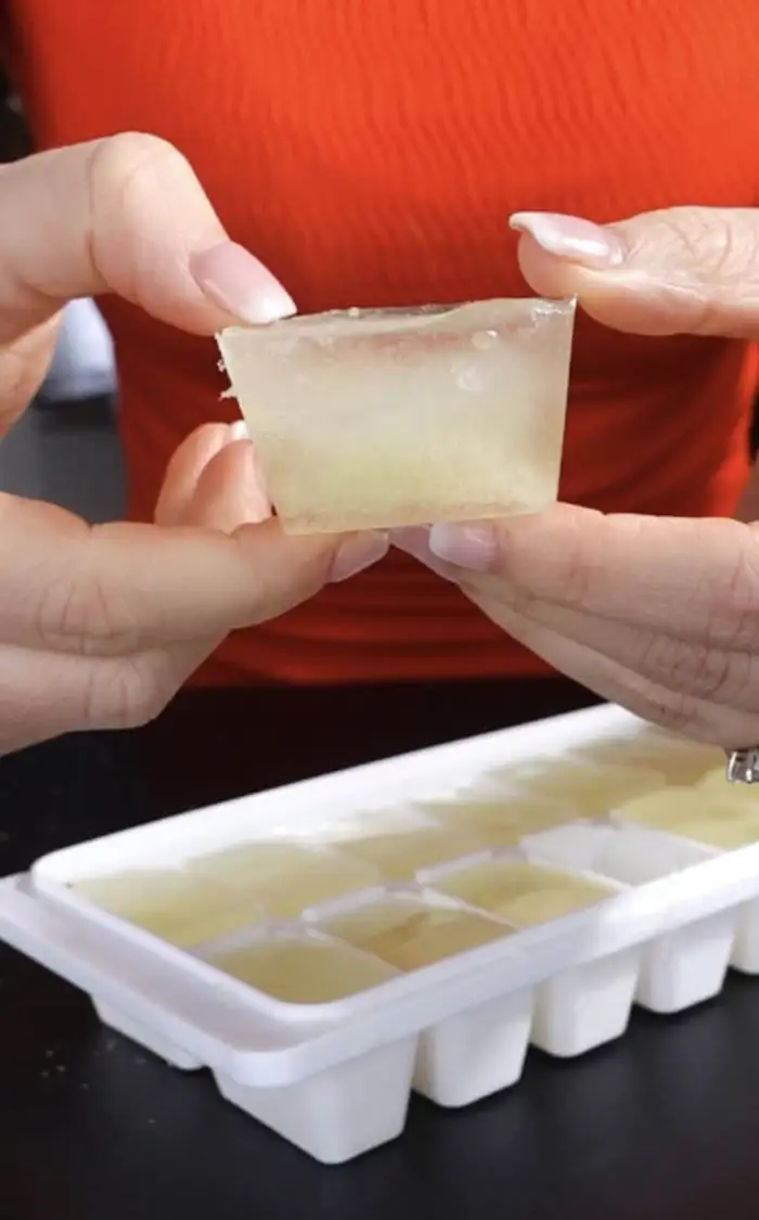 Glaçons au Citron et au Gingembre