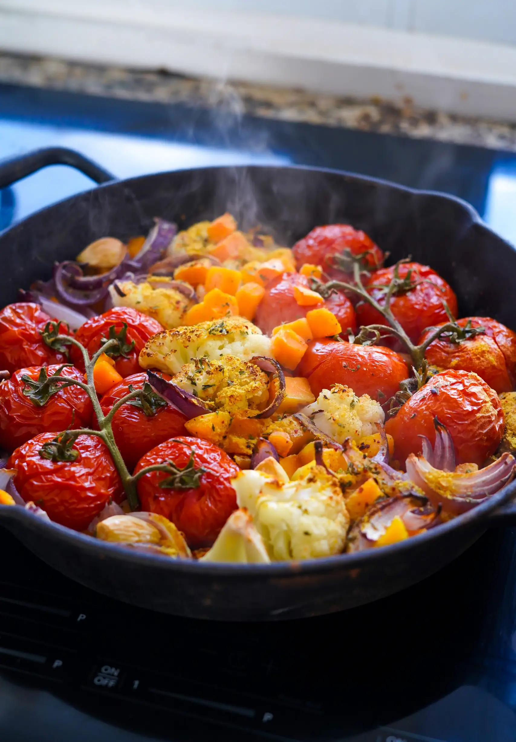Bisque de légumes rôtis
