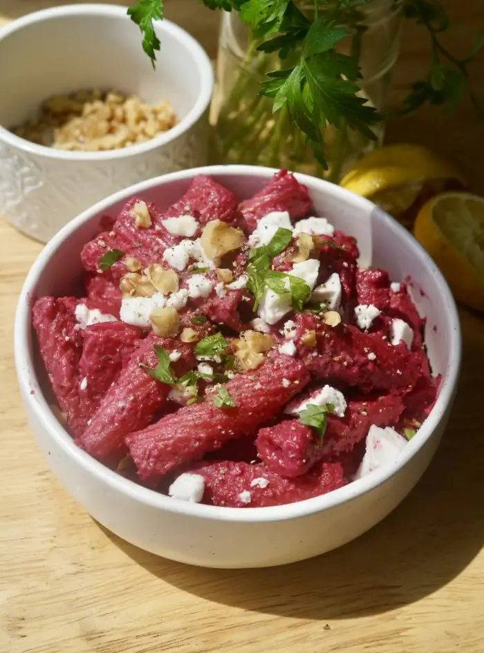 Sauce pour pâtes à la betterave