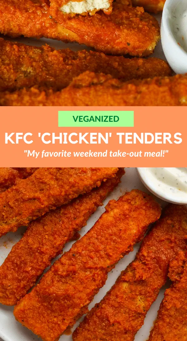 Filets de poulet végétaliens KFC