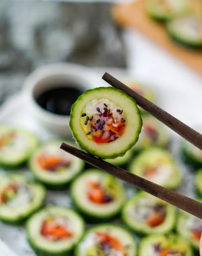 Sushis au concombre
