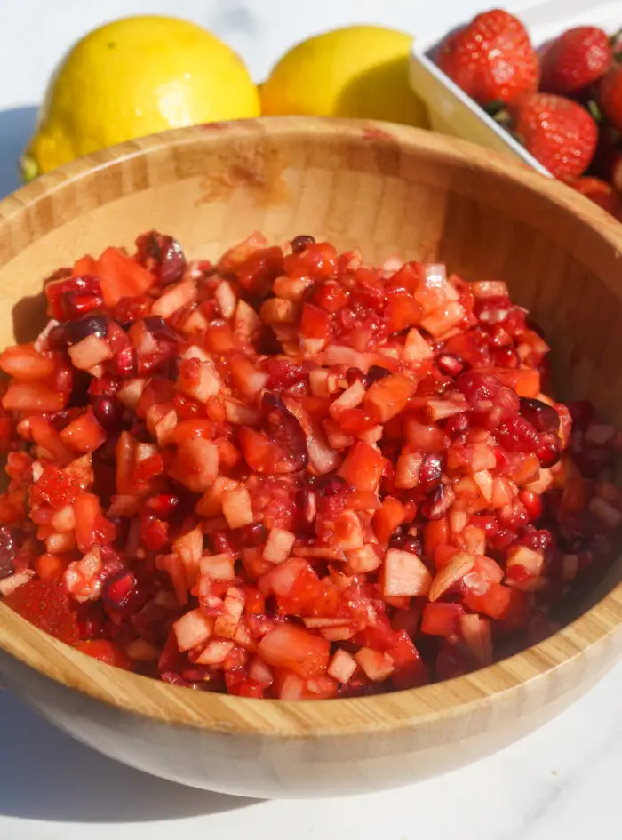 Recette de salsa aux fruits
