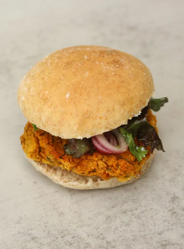 Burgers de patates douces et de pois chiches