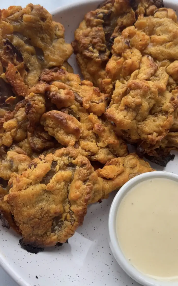 Poulet pané aux pleurotes