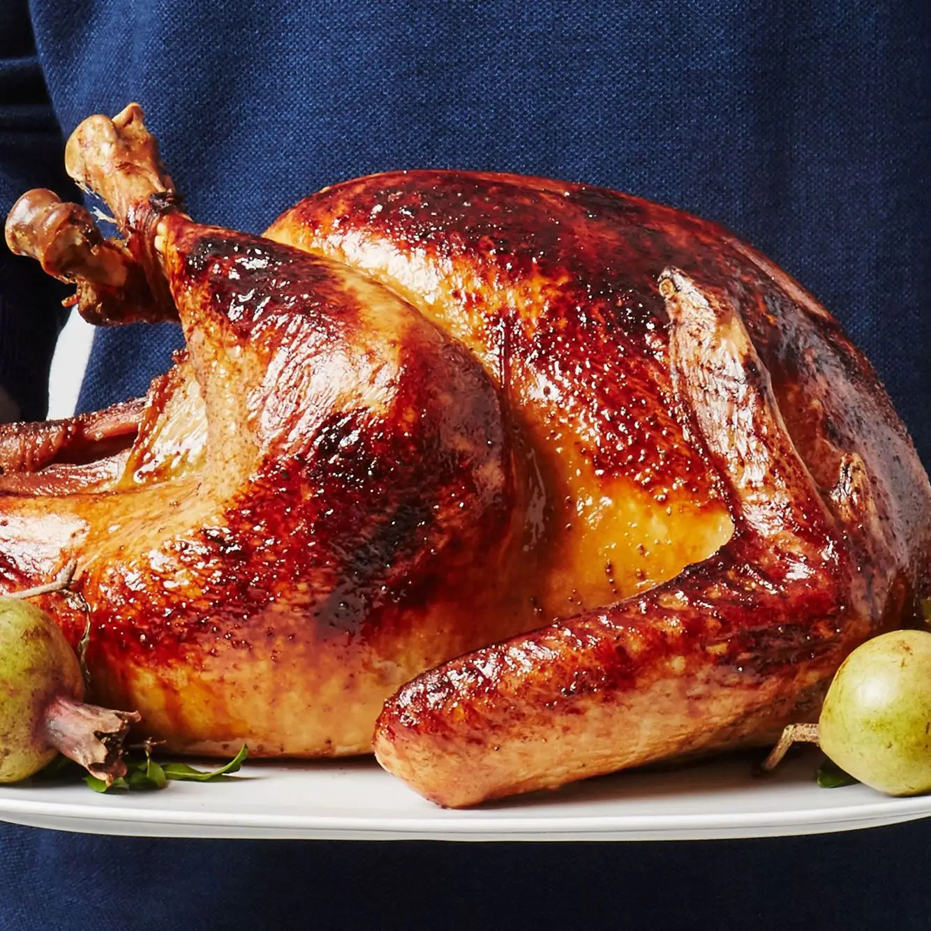 Fácil peru assado com molho sem-roux