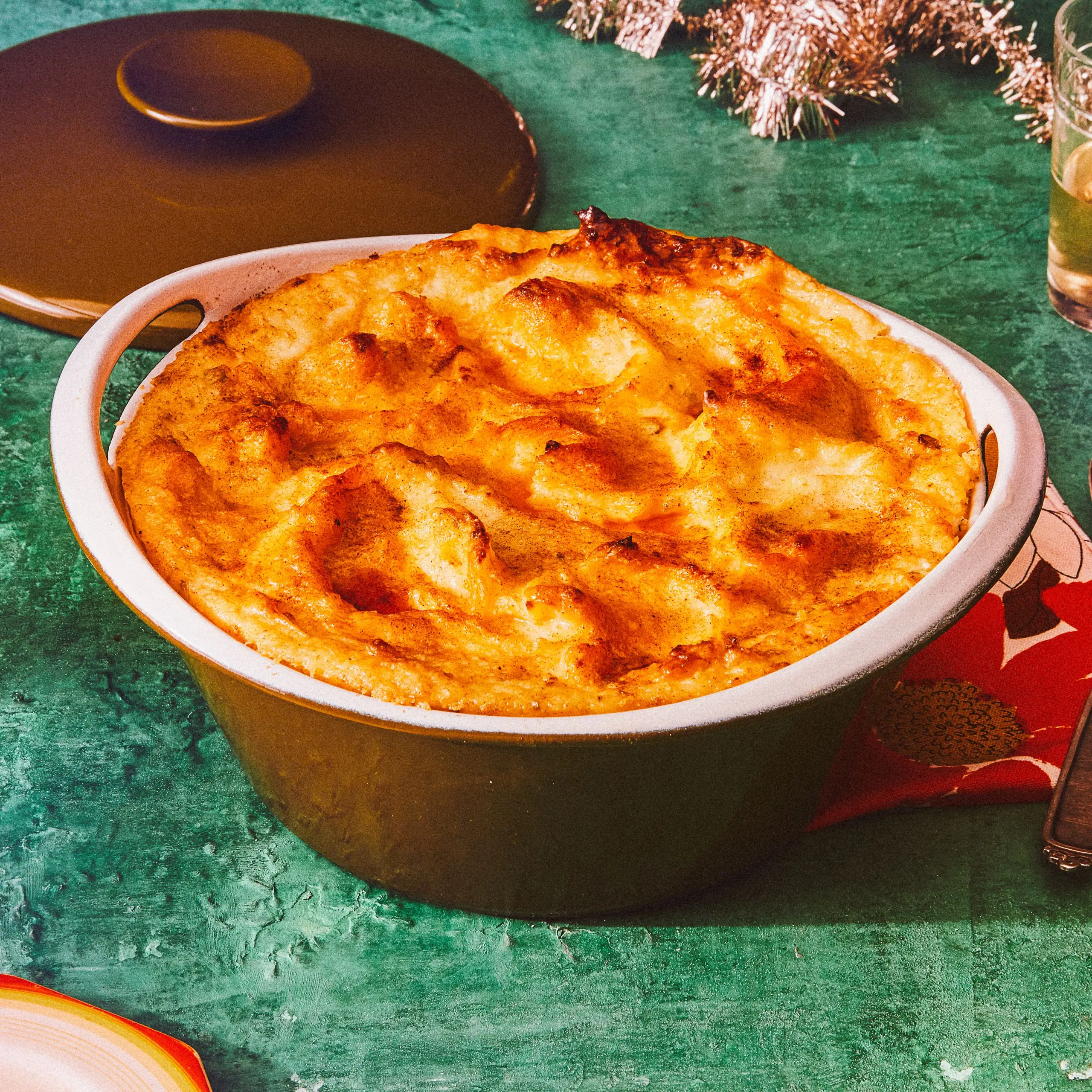 Batatas chicoteadas com rábano