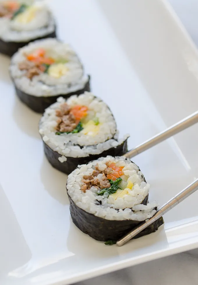 Ground Beef Gimbap - 김밥 ' title='Ground Beef Gimbap (김밥)