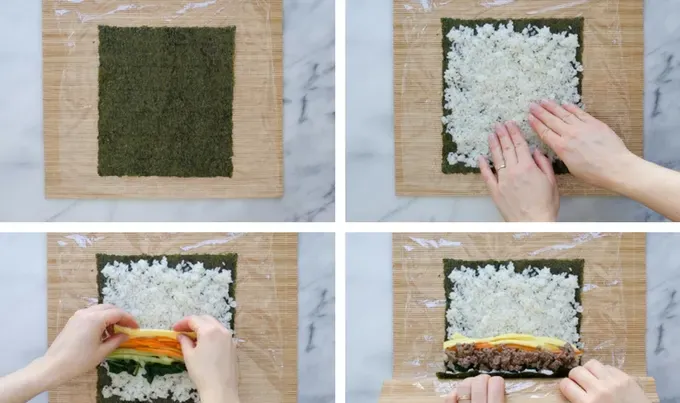 Ground Beef Gimbap - 김밥 ' title='Ground Beef Gimbap (김밥)